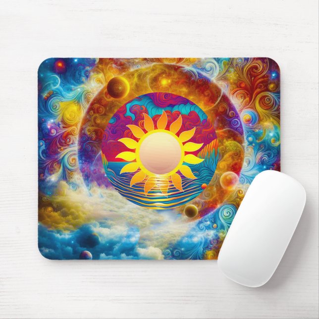 Kosmiskt Sol Musmatta (Med mus)