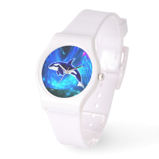 Kosmiskt späckhuggare armbandsur (Vinkel)