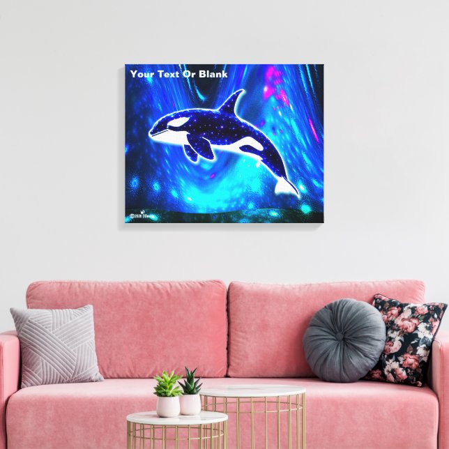 Kosmiskt späckhuggare canvastryck (Insitu (Vardagsrum))