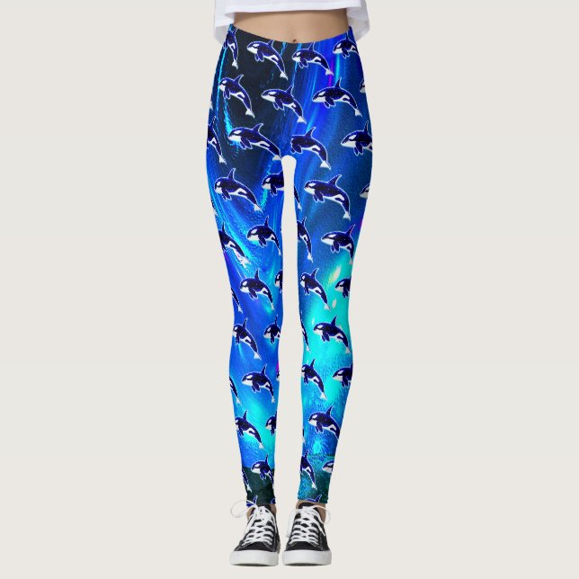 Kosmiskt späckhuggare leggings (Framsida)