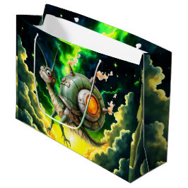 Kosmiskt Steampunk Snigelfågel – Neon Drömvarelse.