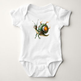 Kosmiskt Steampunk Snigelfågel – Neon Drömvarelse. T Shirt
