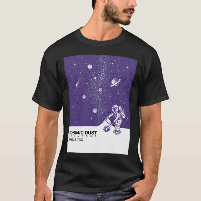 Kosmiskt stoft t shirt (Framsida)