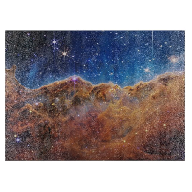 Kosmiskt stup Carina-nebulosan Rymd Webb-teleskope (Framsidan)