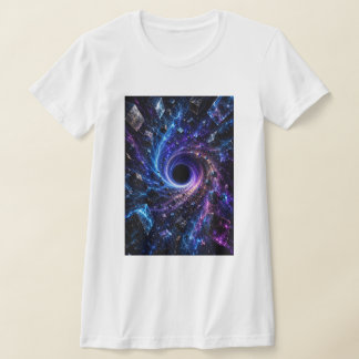 Kosmiskt svart hål 3D-damtröja T Shirt