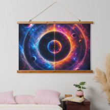 Kosmiskt symfoni - himmelska omloppsbanor och nebu