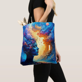 Kosmiskt tänkesätt tygkasse