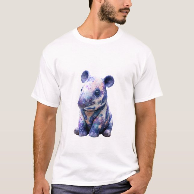 Kosmiskt Tapirnebulosamän T Shirt (Framsida)