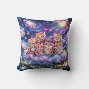 Kosmiskt Tiger Vän Galaxy Kudd Kudde