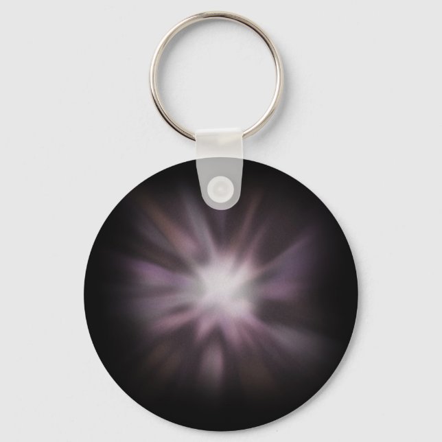 Kosmiskt Utslags Konstverk Nyckelring (Framsida)