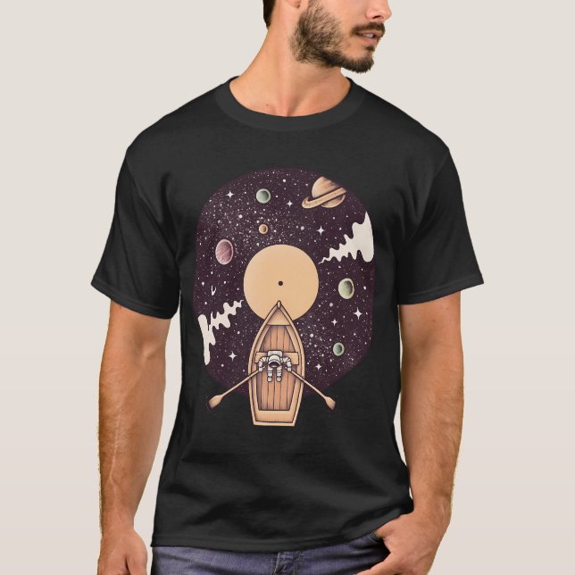 Kosmiskt vågor t shirt (Framsida)