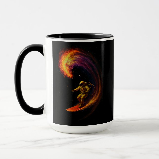 Kosmiskt vågryttare mugg (Vänster)