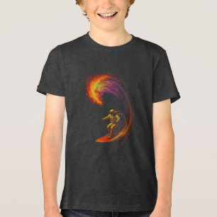 Kosmiskt vågryttare t shirt