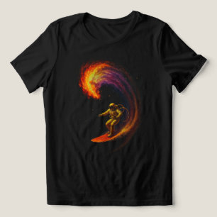 Kosmiskt vågryttare t shirt