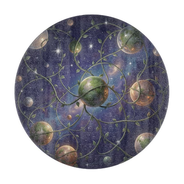 Kosmiskt Vinomslagna Planeter (Framsidan)