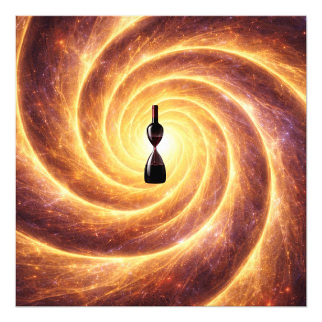 Kosmiskt vinvirvelväggkonst - Canvastryck Fototryck (Framsidan)