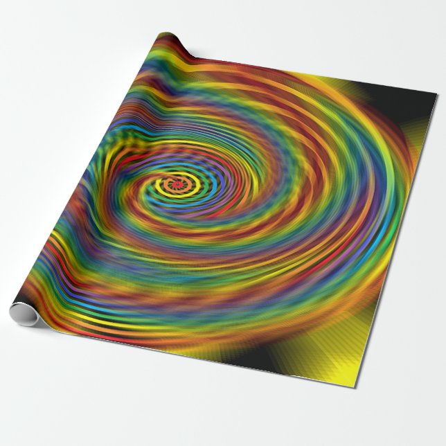 Kosmiskt virvlar presentpapper (Utrullad)