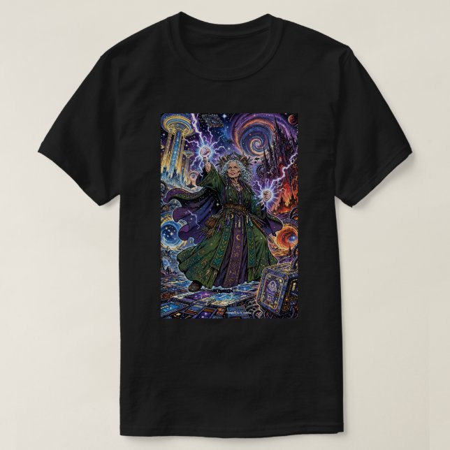 Kosmiskt Vismannaskap T Shirt (Design framsida)