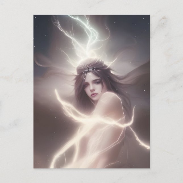 Kosmogudinnans vykort (Framsida)