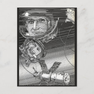 Kosmonaut 5-vykort vykort