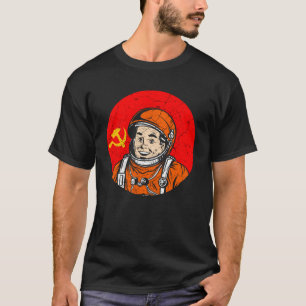 Kosmonaut Astronaut Sovjetunionens kommunism Gagar T Shirt