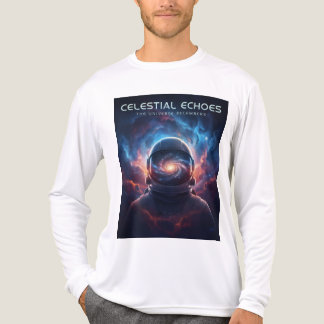 Kosmonaut hjälm galaxisk reflektion t shirt