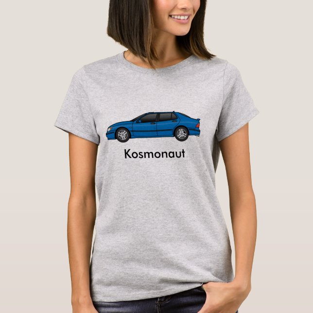 kosmonauts 2002 kosmiska blått tee (Framsida)