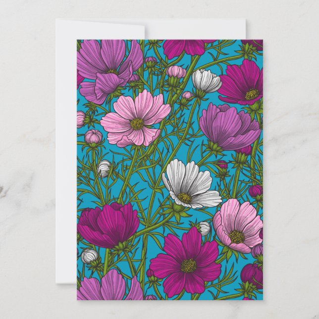 Kosmos blandning i blått (Framsida)