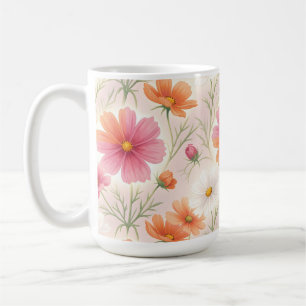 Kosmos Blommar Pastell Harmoni Kaffemugg
