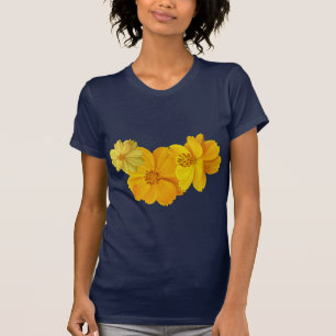 Kosmos (Cosmos sulhureus) Blommor T Shirt