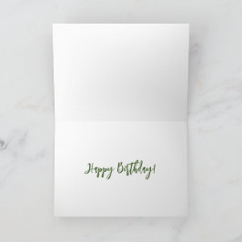 Kosmos Flower Folthday Card Tack Kort