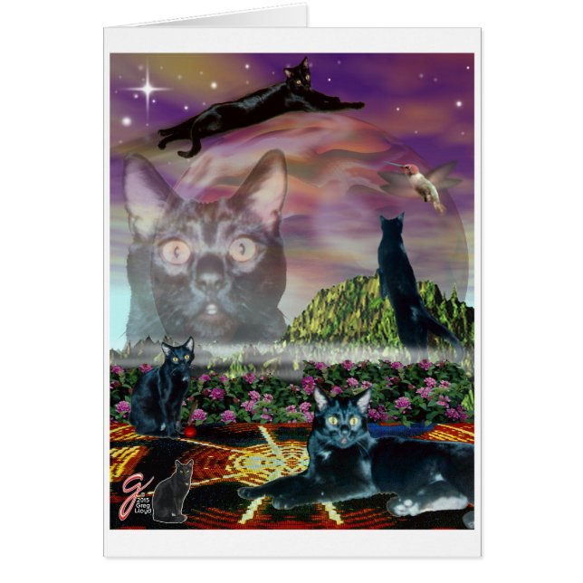 Kosmos Hälsningskort (Framsidan)