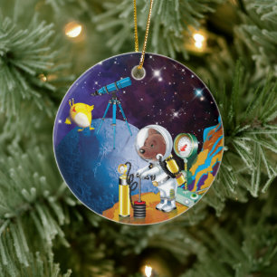kosmos julgransprydnad keramik
