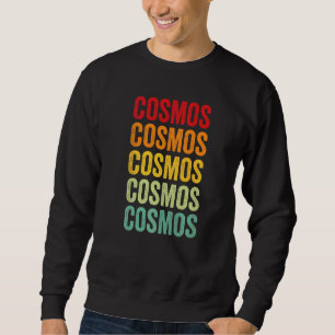 Kosmos Krypto Regnbåge Text Lång Ärmad Tröja