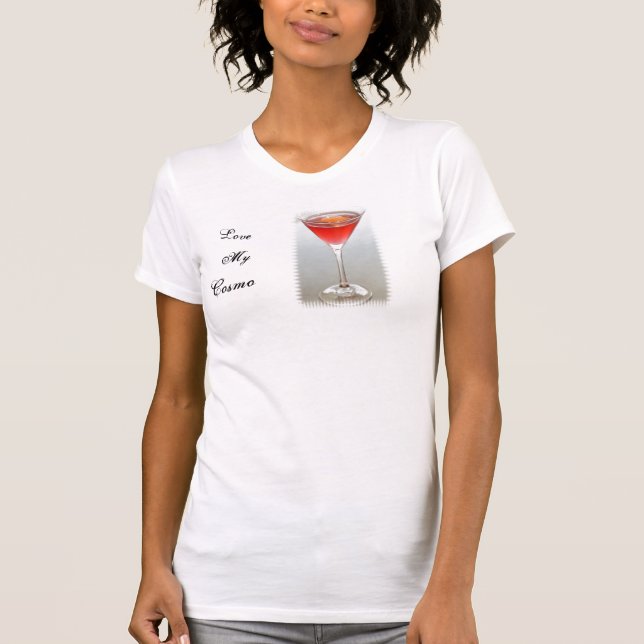kosmos som är mitt, Cosmo, kärlek T-shirt (Framsida)