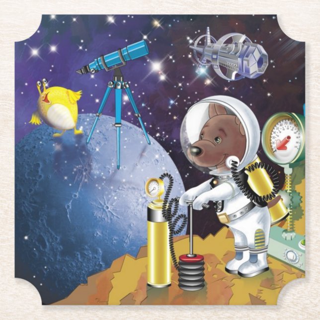 kosmos underlägg papper (Framsida)