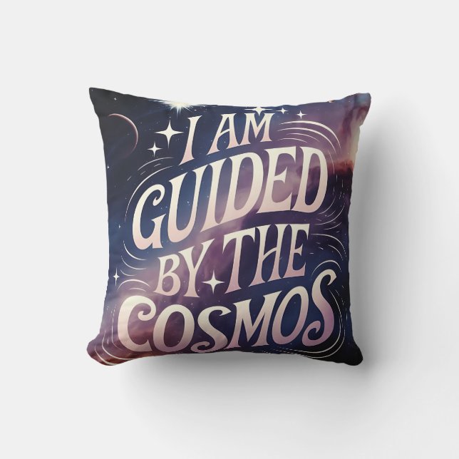 Kosmos vägledd kudde (Framsida)