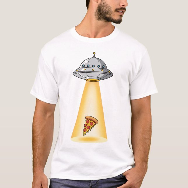 Kosmpizzafångst T Shirt (Framsida)