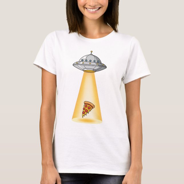Kosmpizzafångst T Shirt (Framsida)