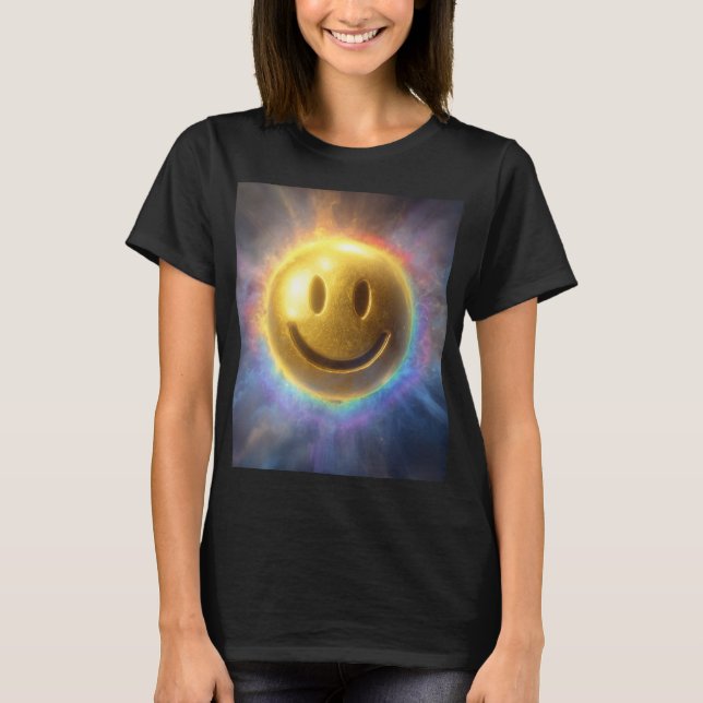 Kosnisk Leende av Uppställning T Shirt (Framsida)
