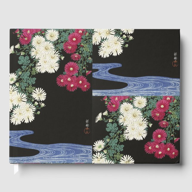 Koson Chrysanthemum Garden japansk blomkonst Gästböcker (Framsida)