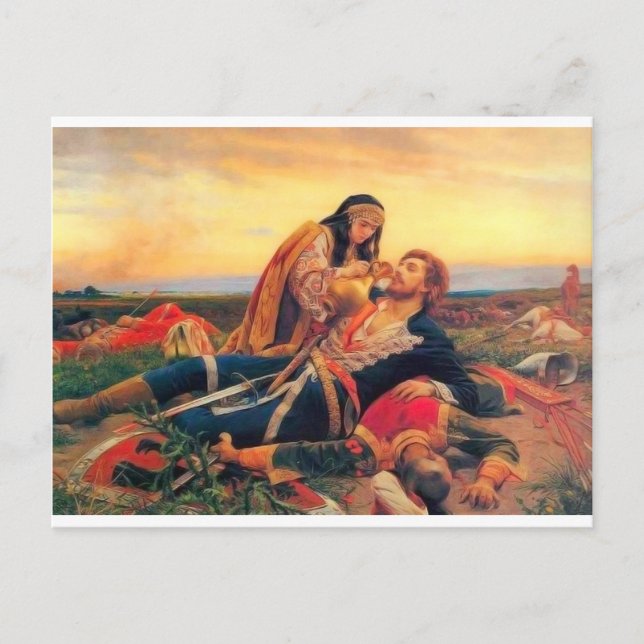 Kosovka Devojka - Uros Predic Vykort (Framsida)