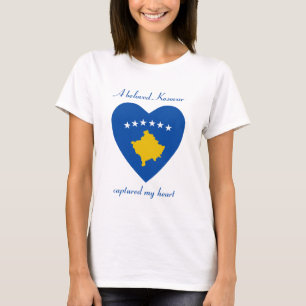 Kosovo Flag Söt T-Shirt