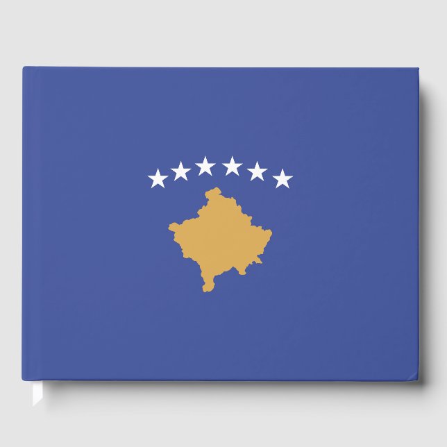 Kosovo flagga gästböcker (Framsida)