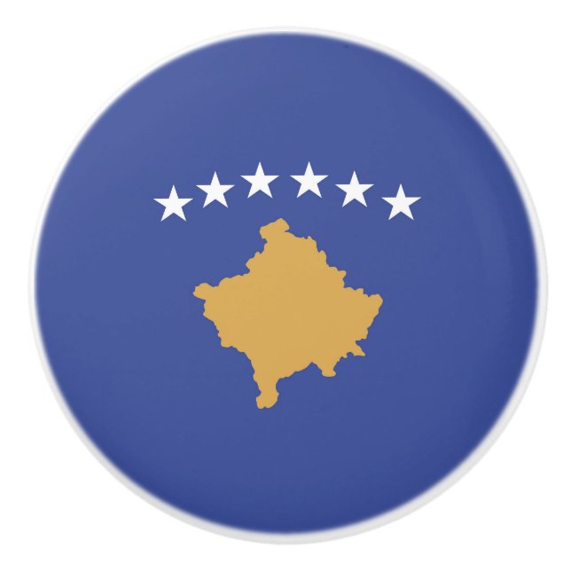 Kosovo flagga knopp (Framsidan)