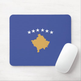 Kosovo flagga musmatta