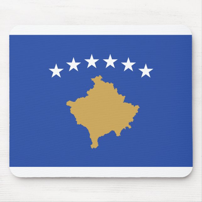Kosovo Flagga Musmatta (Framsidan)