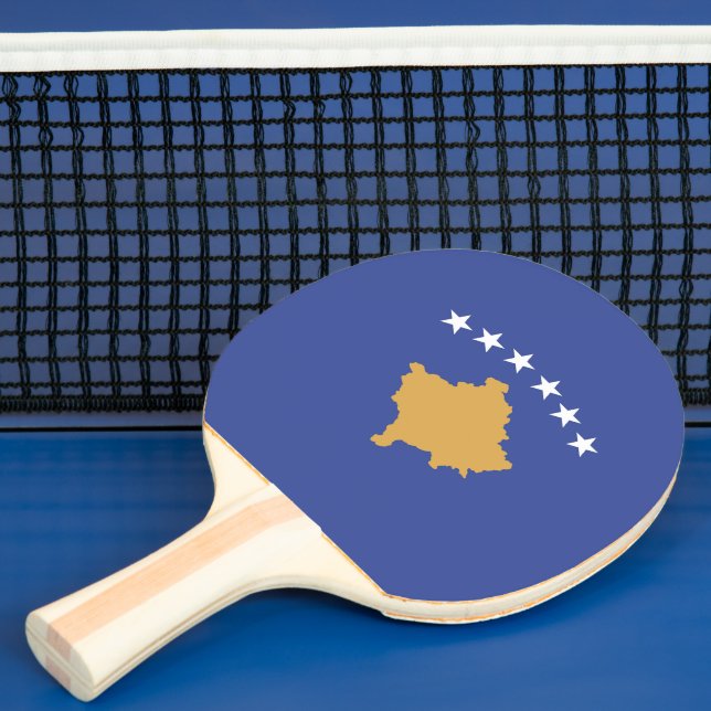 Kosovo flagga pingisracket (Insitu)