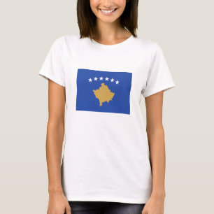 Kosovo Flagga T Shirt