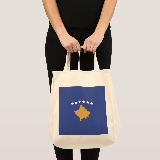 Kosovo flagga tygkasse (Framsida (produkt))